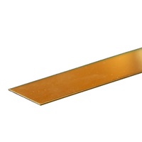 K&S 8237 BRASS STRIPS (12IN LENGTHS) .025IN X 1IN (1 STRIP PER PACK)