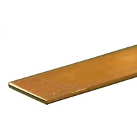 K&S 8248 BRASS STRIPS (12IN LENGTHS) .064IN X 1IN (1 STRIP PER PACK)