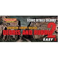 Lifecolor Sth Europe Village Debris And Rubble #2 Detail Colour Acrylic Paint Set