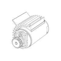 MJX Motor Assembly [B284C]