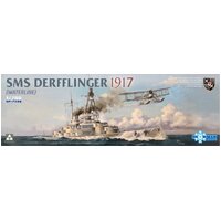 Takom 1/700 SMS Derfflinger 1917 (Waterline) w/3D printed FF-33E (Snowman) Plastic Model Kit [SP-7039]