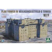 Takom 1/350 Flak Tower IV Heiligengeistfeld G Tower Plastic Model Kit