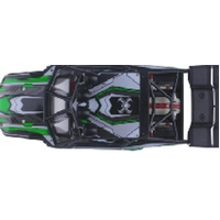 1/12 9120 Green body shell