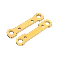 Front swing arm reinforcement plates