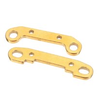 Rear swing arm reinforcement plates