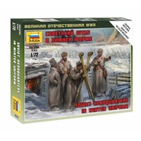 Zvezda 1/72 Soviet HQ Winter Plastic Model Kit