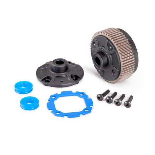 Differential with steel ring gear/ side cover plate/ gasket/ x-rings (2)/ 2.5x10mm BCS (4)