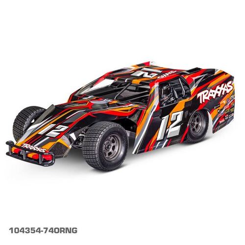 Traxxas 1/10 Slash Modified 2WD Electric Brushless RTR RC Dirt Oval Racer - ORANGE