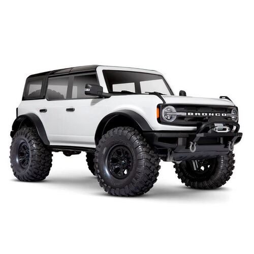  Traxxas TRX-4 1/10 2021 Ford Bronco Trail RTR RC Rock Crawler (White) 92076-4 