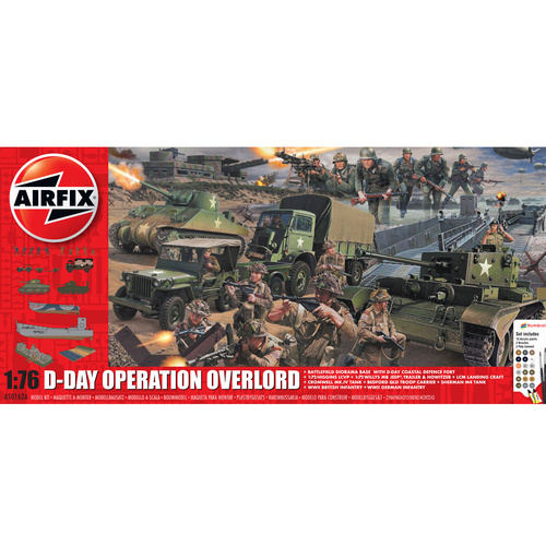 AIRFIX D-DAY 75TH ANNIVERSARY OPERATION OVERLORD GIFT SET 1/76