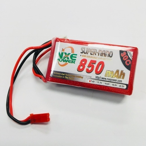 NXE 7.4v 850mah 30c Soft case w/JST