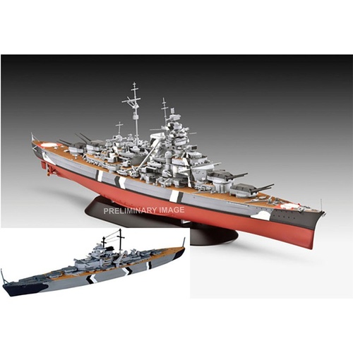 REVELL GIFT SET THE LEGENDARY BISMARCK (1:700 & 1:1200)