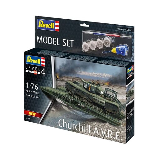 REVELL MODEL SET CHURCHILL A.V.R.E.