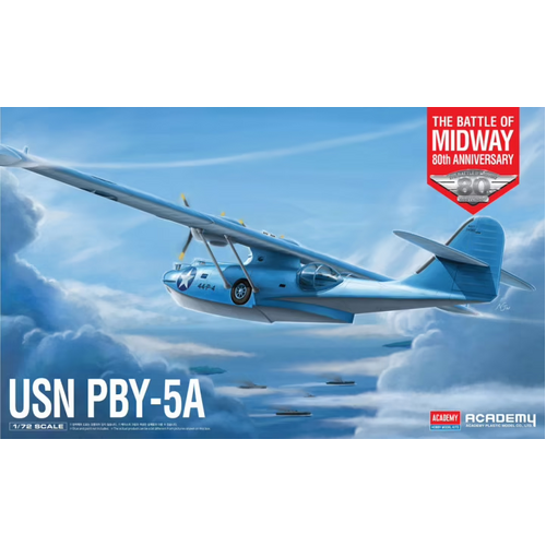Academy 1/72 USN PBY-5A "Battle of Midway" Plastic Model Kit [12573]