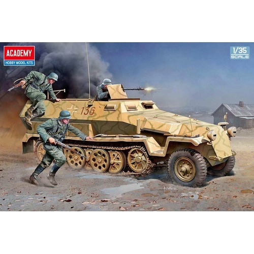 Academy 1/35 German Sd.kfz.251 Ausf.C Plastic Model Kit