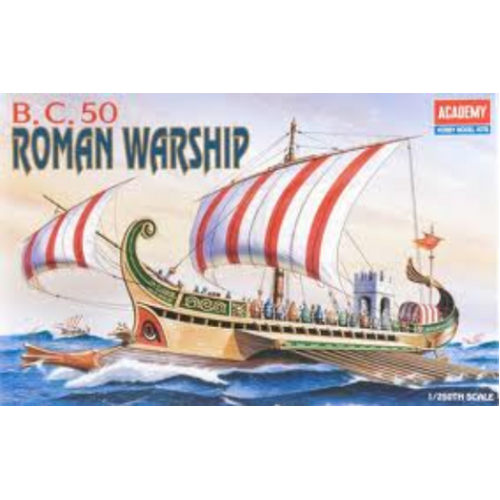 Academy 1/72 Roman Warship Circa B.C 50 Plastic Model Kit [14207]