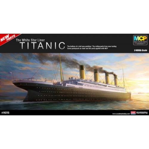 Academy 1/400 The White Star Liner Titanic MCP Plastic Model Kit [14215]