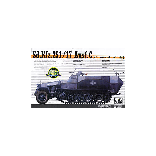 AFV Club 1/35 German Sd.Kfz.25 Ausf.C (Command Vehile) Plastic Model Kit [AF35117]