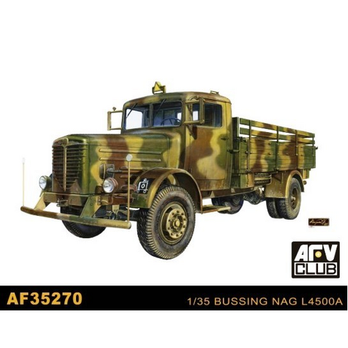 AFV Club 1/35 German Military 4X4 Truck Bussing Nag L4500A Plastic Model Kit [AF35270]