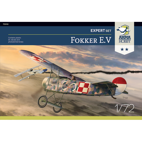 Arma Hobby 1/72 Fokker E.V Expert Set Plastic Model Kit [70012]