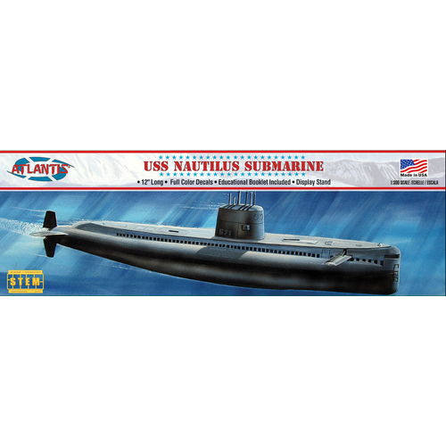 Atlantis 1/300 SSN 571 Nautilus Submarine Plastic Model Kit