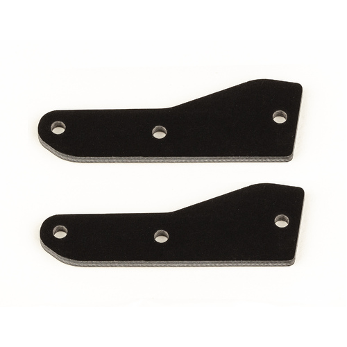 RC8B4 FT Front Upper Suspension Arm Inserts, G10, 2.0 mm