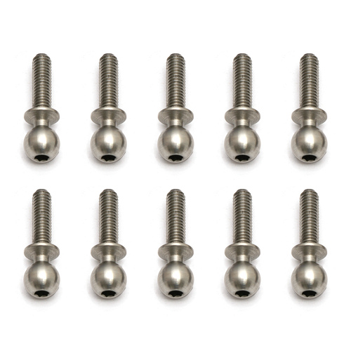 Heavy-duty Ballstuds, 10 mm, long neck