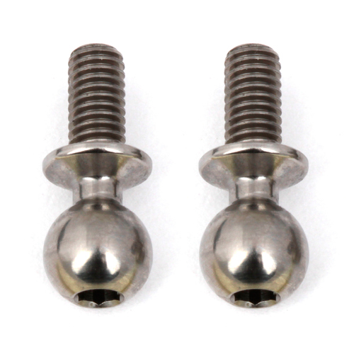 FT Heavy Duty Ti Ballstuds, 4 mm, long neck