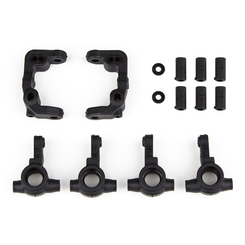 RC10B6.4 -1mm Scrub Caster and Steering Blocks