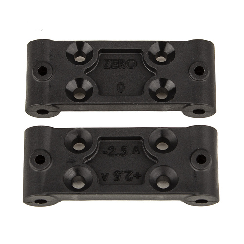 RC10B6.4 Front Bulkhead Set, 0 and 2.5 deg.