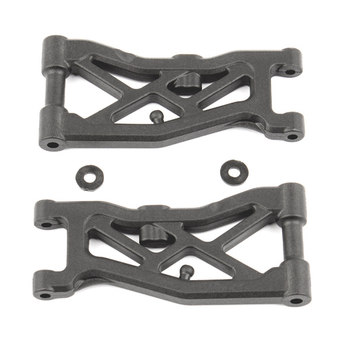 RC10B74 FT Front Suspension Arms, carbon