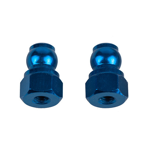 RC10B7 Shock Bushings, 8mm, blue aluminum