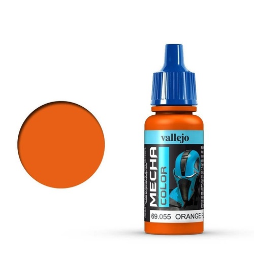 Vallejo Mecha Colour Orange Fluorescent 17ml Acrylic Airbrush Paint [69055]