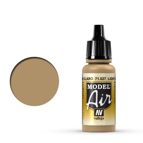 Vallejo Model Air Light Brown 17 ml Acrylic Airbrush Paint [71027]