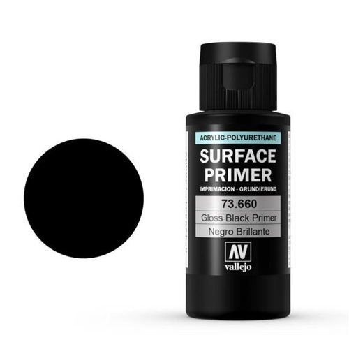 Vallejo Gloss Black Primer 60ml [73660]