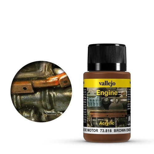 Vallejo Weathering Effects Brown Engine Soot 40 ml [73818]