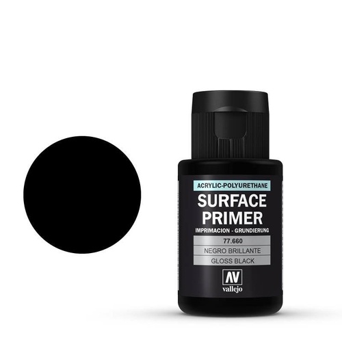 Vallejo Gloss Black Primer 32ml [77660]