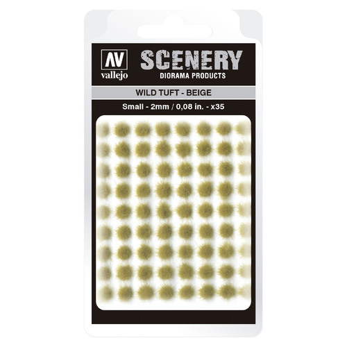 Vallejo 2mm Wild Tuft - Beige Diorama Accessory [SC403]