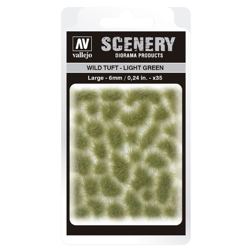 Vallejo 6mm Wild Tuft - Light Green Diorama Accessory [SC417]