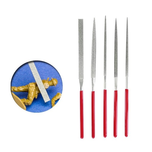 Vallejo Tools Set of 5 Diamond needle files [T03002]