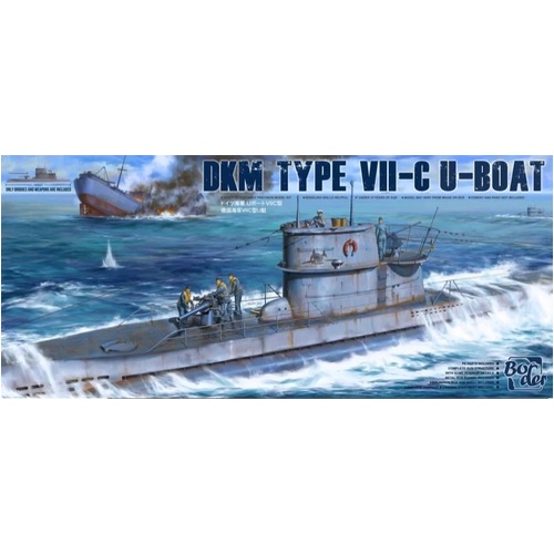 Border Model 1/35 DKM Type VII-C U-Boat Plastic Model Kit [BS-001]