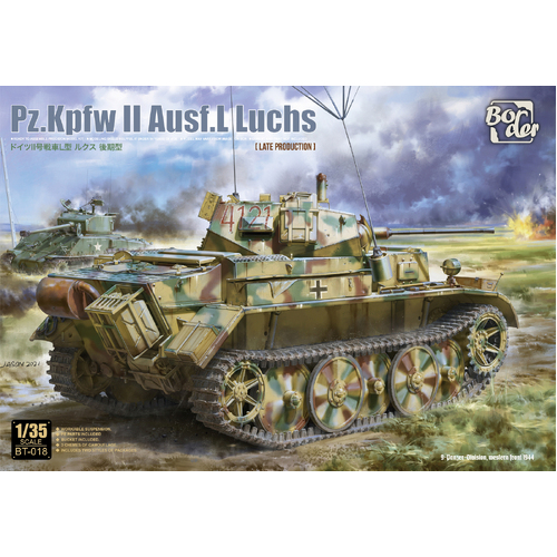 Border Model 1/35 Pz.Kpfw.II Ausf.L Luchs Late Production Plastic Model Kit [BT018]