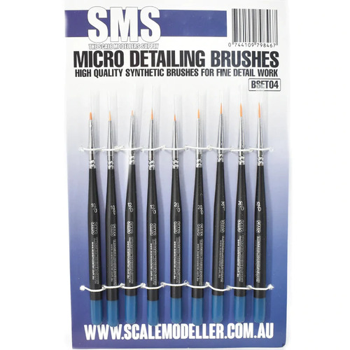 Synthetic 9x MICRON DETAILING BRUSH SET