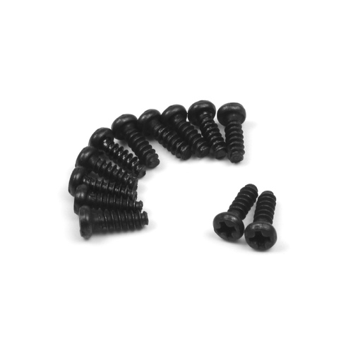 Blackzon Smyter Pan Head Self Tapping Screws PBHO2.6x8mm (12pcs)