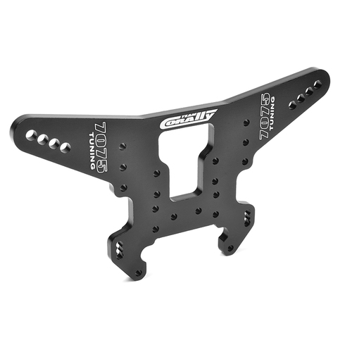 Team Corally - Shock Tower - XTR - MTL - Rear - 7075 Aluminum - 5mm - Black - 1 Pc