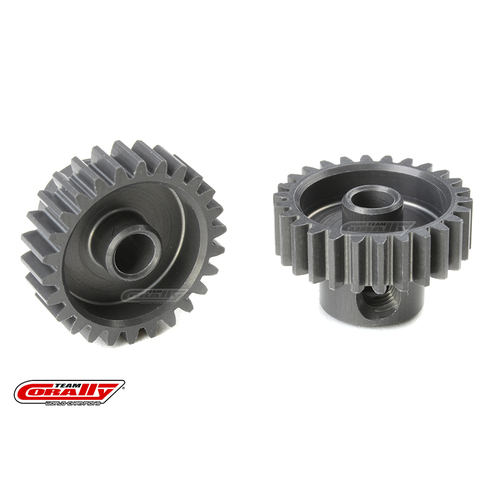 Team Corally - 48 DP Pinion - Short - Hard Anodised AL7075 - 26 Teeth - Shaft Dia. 3.17mm