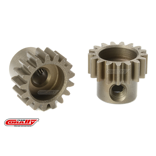 Team Corally - M0.6 Pinion - Short - Hardened Steel - 17 Teeth - Shaft Dia. 3.17mm