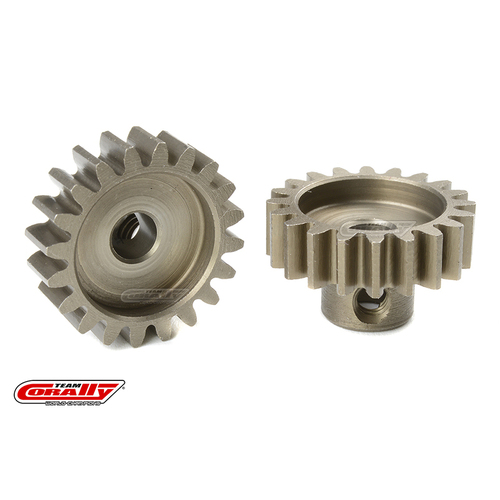 Team Corally - M1.0 Pinion - Short - Hardened Steel - 20 Teeth - Shaft Dia. 5mm