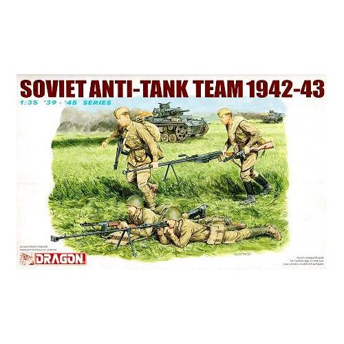 Dragon 1/35 Soviet Anti-Tank Team 1942-43 Plastic Model Kit