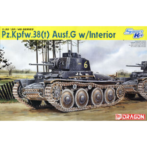 Dragon 1/35 Pz.Kpfw.38(t) Ausf.G w/Interior Plastic Model Kit [6290]